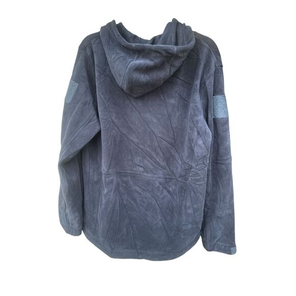 Baerskin tactical men’s navy medium micro fleece full zip hoodie jacket - Picture 3 of 8